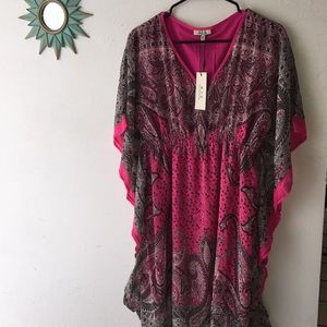 MPH Collection pink paisley dress SIZE L